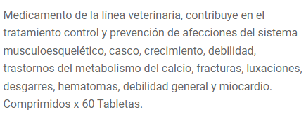 Ostymus-v Lha comprimidos x 60 tabletas