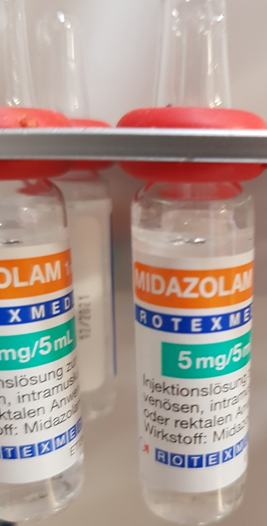 Midazolam 15 mg/3 ml ampolla
