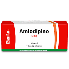 Amlodipino 5 mg tab Blister x 30 tab