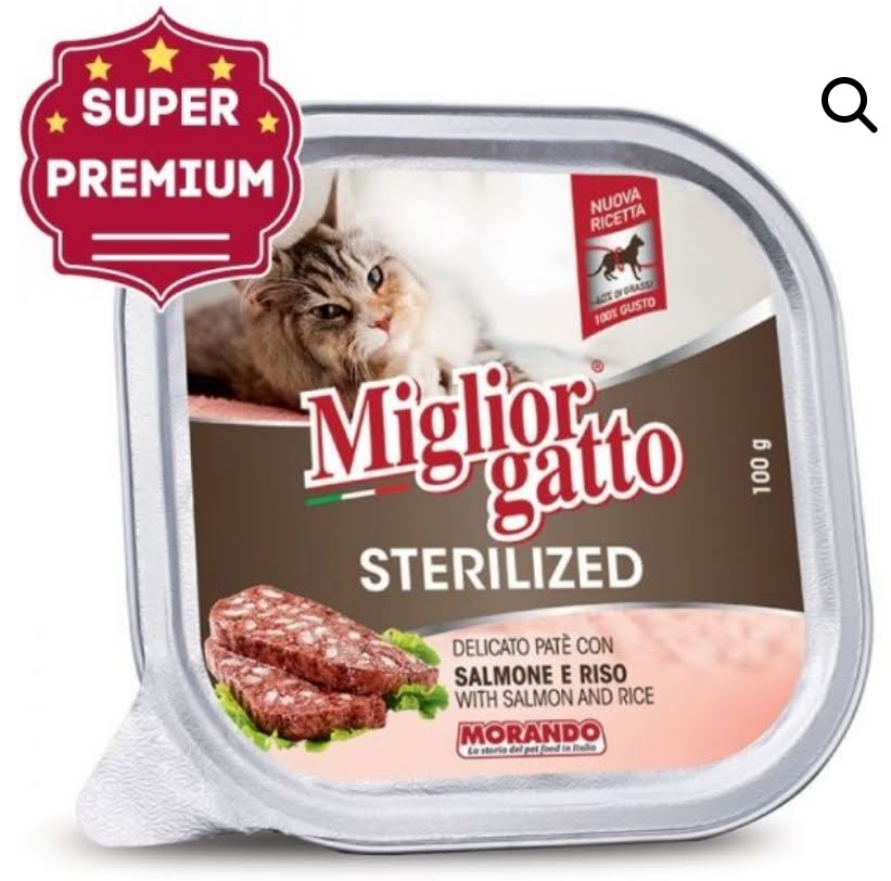 Miglior gatto paté delicado salmon y arroz – para gato esterilizado