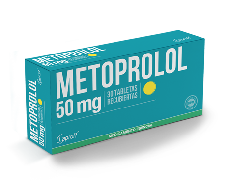 Metoprolol Tartrato 50 Mg X 30 Tab
