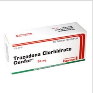 Trazodona 50 mg tab caja x 100