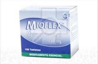 Metocarbamol 750 mg Tab (Mioflex) caja x 100