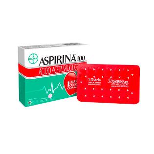 Acido Acetil Salicilico (aspirina) 100mg blister x 30