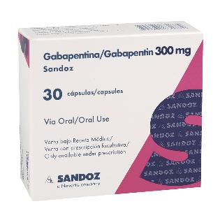 Gabapentina 300 mg Capsulas blister x 10