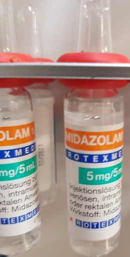 Midazolam 15 mg/3 ml ampolla