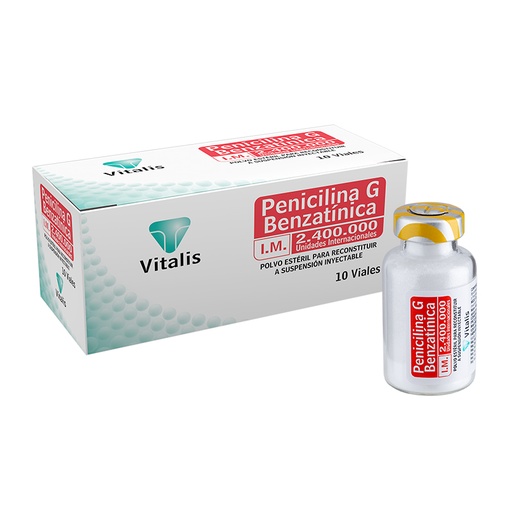 Penicilina Benzatinica 2'400.000 UI caja x 10 ampollas