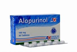 Alopurinol 100 mg Tab caja x 100 tab