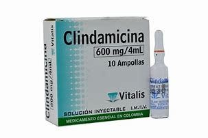 Clindamicina 600 mg amp x 10 amp 