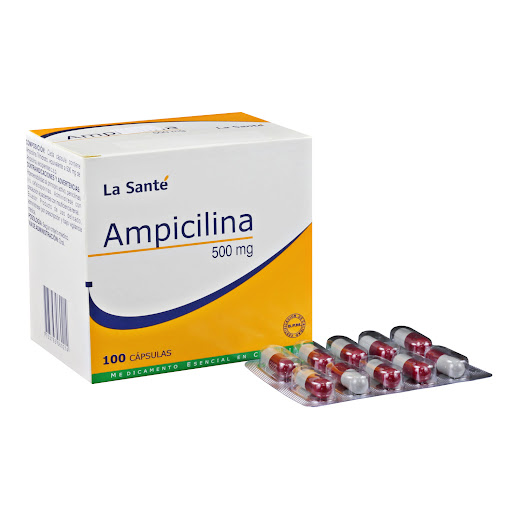 Ampicilina 500 mg Capsulas x 50