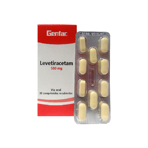 Levatiracetam 500 mg Capsulas Caja x 100