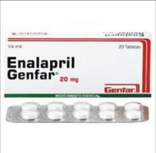 Enalapril Maleato 20 mg Tab caja x 150