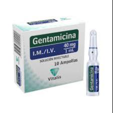 Gentamicina Sol Iny 80 mg/2ml 4% caja x 10